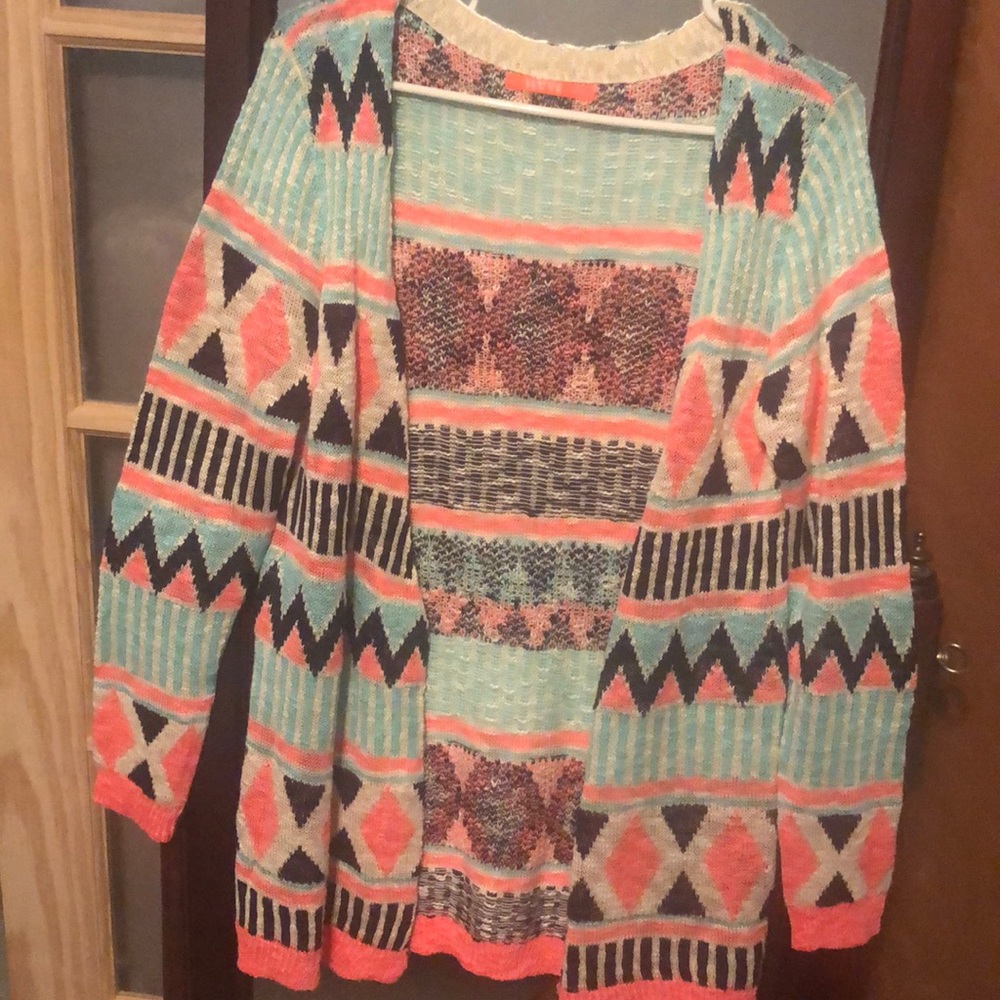 Cardigan- open boutique western vibe. Size S/M